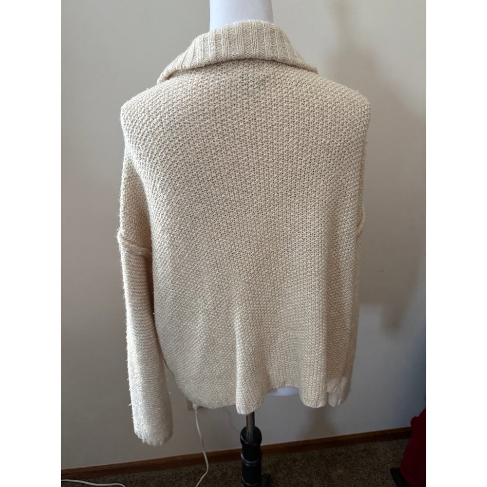 Universal Thread Cream Knit Half Zip Sweater - Picture 4 of 4